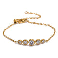 Aligned Glow Bracelet — Gold