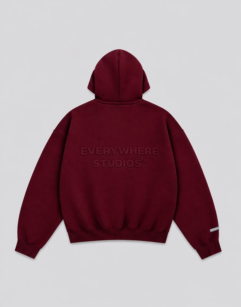 Go Get It Unisex Oversized Heavyweight Hoodie – Bordeaux