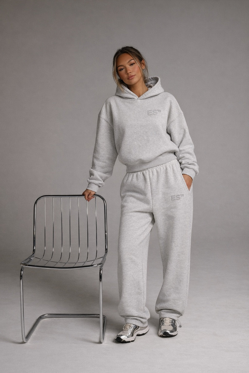 Go Get It Unisex Oversized Heavyweight Hoodie – Heather Grey