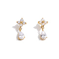 Bloom Drop Earrings — Gold