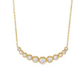 Color Muse Bezel Necklace — Gold