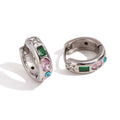 Color Muse Hoops — Silver
