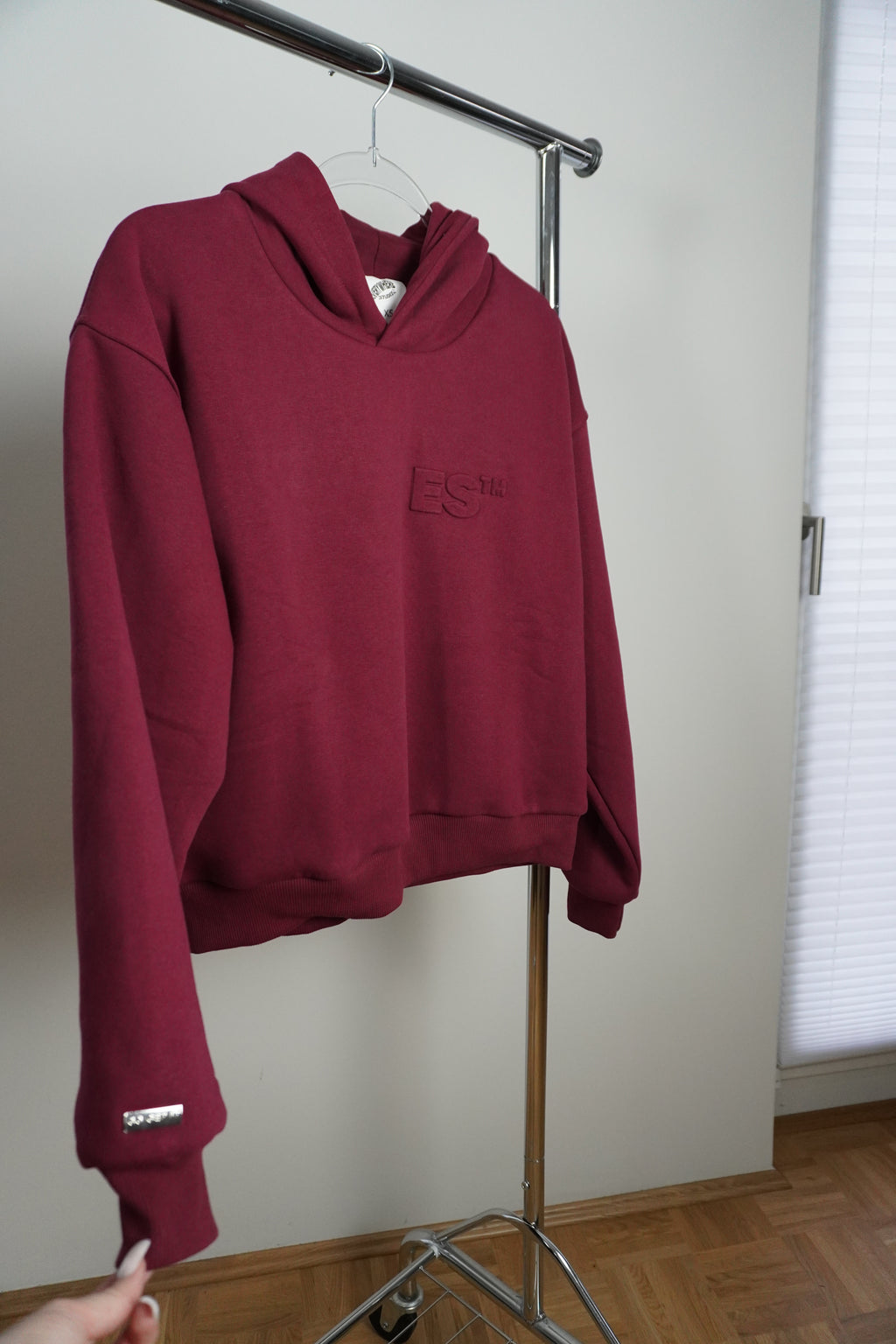 Go Get It Unisex Oversized Heavyweight Hoodie – Bordeaux
