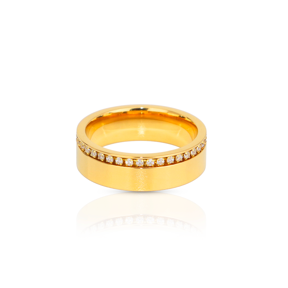 Iced Glow Ring — Gold