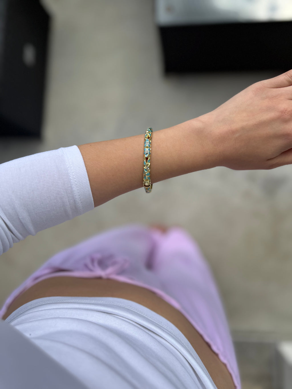 Bloom Bangle – Blue