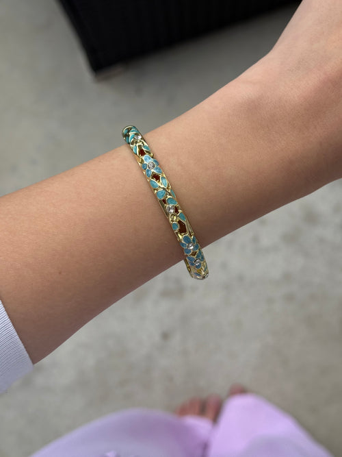 Bloom Bangle – Blue