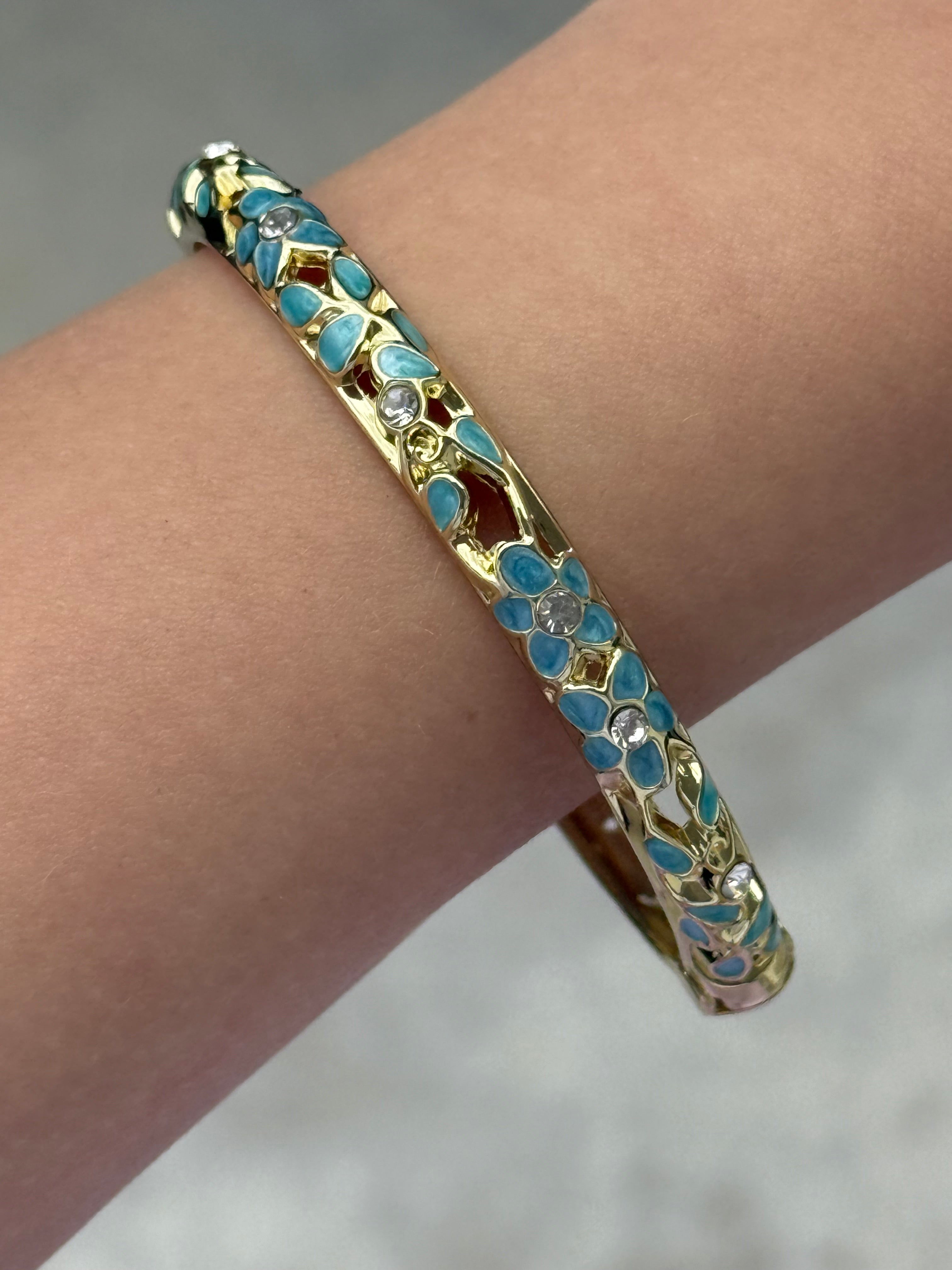 Bloom Bangle – Blue