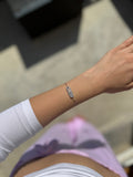 Moving Gem Bracelet Silver