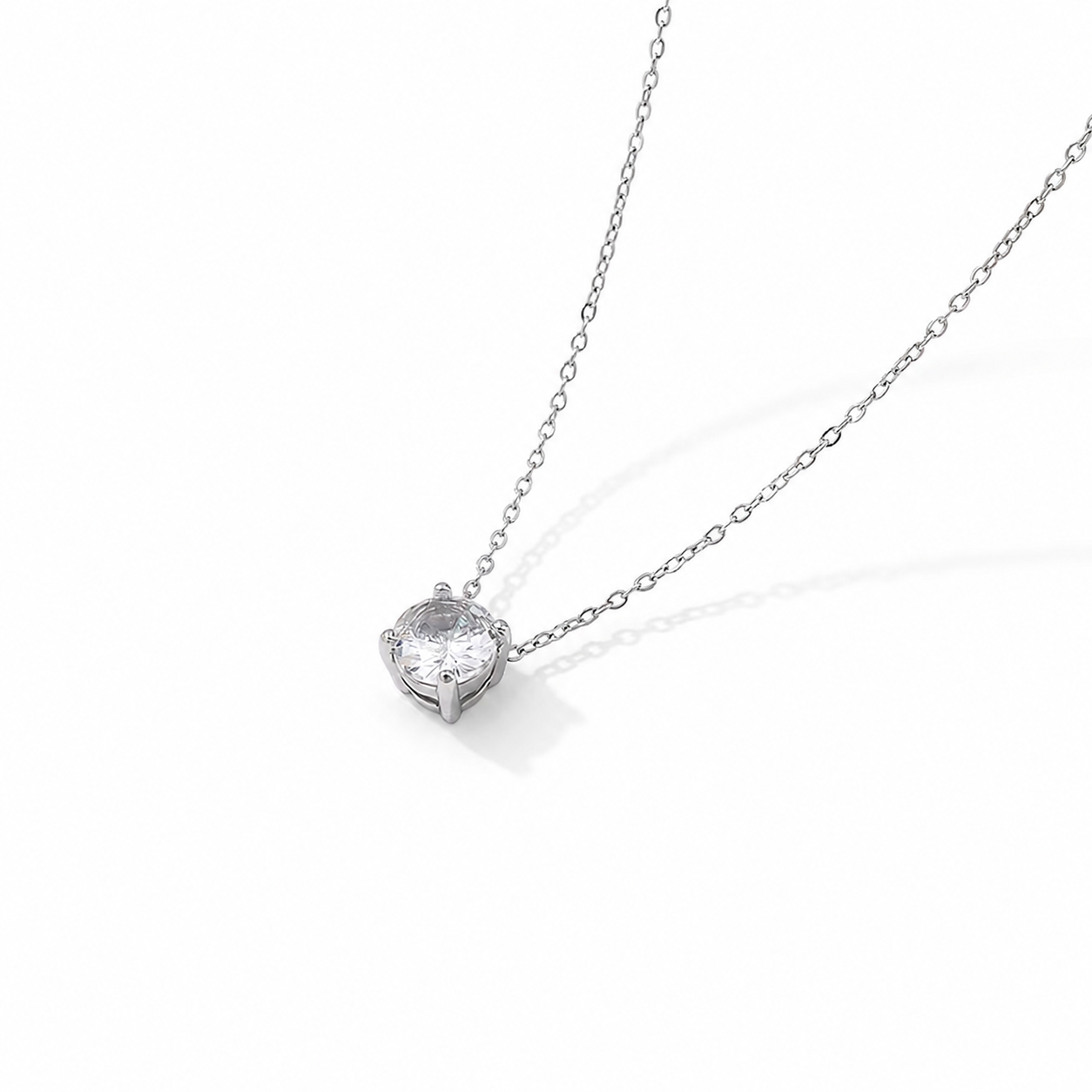 Pure Glow Necklace — Silver