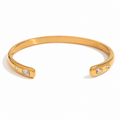 Star Glow Cuff Bracelet — Gold