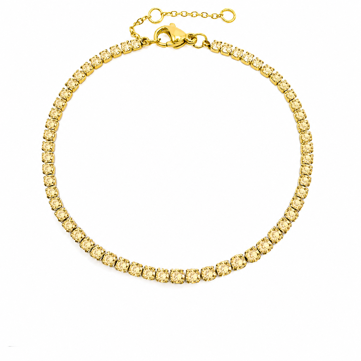 Tennis Bracelet — Gold / Gold