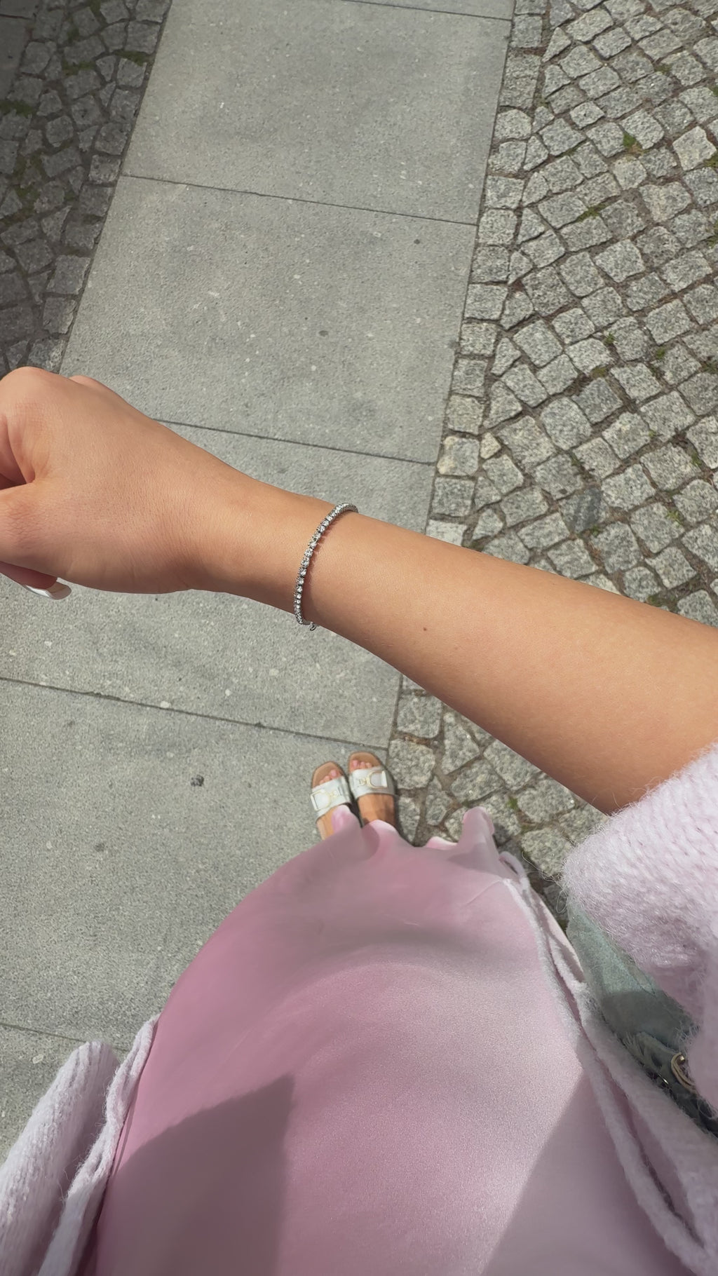 Tennis Bracelet — Silver / Silver